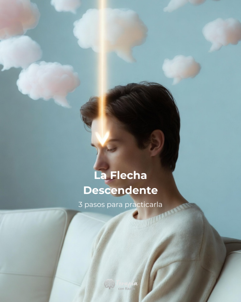 técnica de la flecha descendente